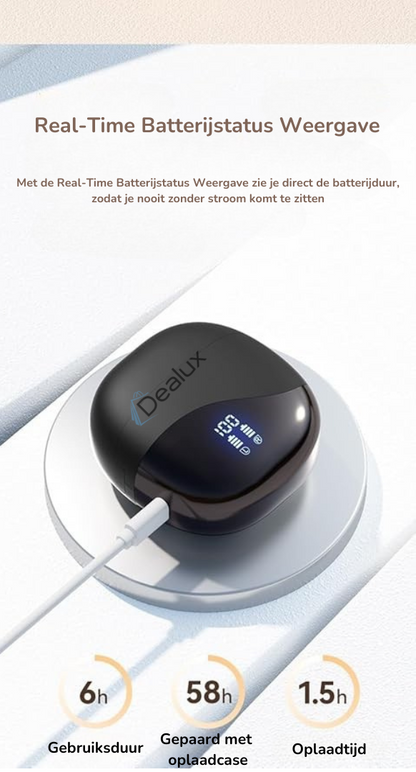 SmartTolk™ Oordopjes - Ai Real-Time Vertaling